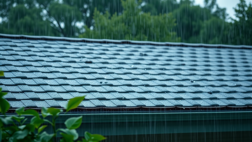 Damaged Houston residential roof, missing shingles and indoor water stains, homeowner inspecting for roof repair needs