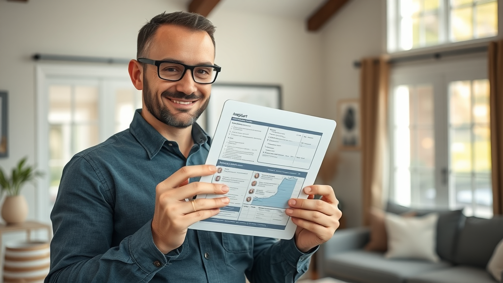 professional roof inspector presenting detailed digital inspection report to a Houston homeowner