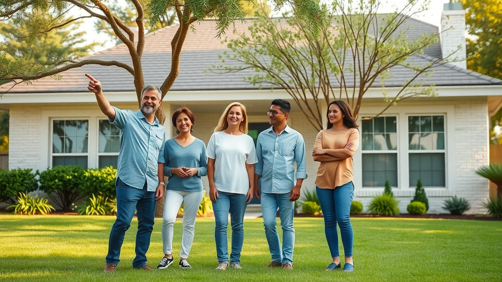 energy efficient roofing Houston modern Houston home satisfied family observing energy-efficient roof