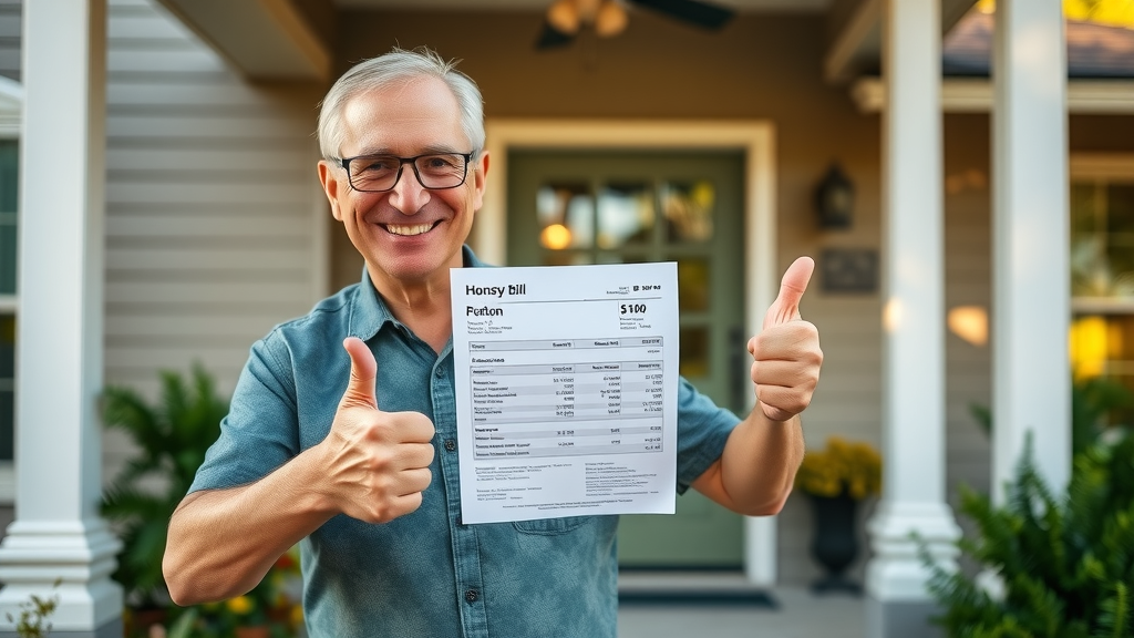 Houston homeowner after energy efficient roofing Houston cool roof energy bill savings testimonial